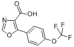 4-Oxazolecarboxylic acid, 5-[4-(trifluoromethoxy)phenyl]- CAS#: 887267-64-3