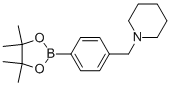 4-(PIPERIDIN-1-YLMETHYL)BENZENEBORONIC ACID, PINACOL ESTER 97%2-[4-(4,4,5,5-TETRAMETHYL-1,3,2-DIOXABOROLAN-2-YL)BENZYL]-1,2-OXAZINANE CAS#: 859833-22-0