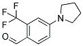 4-PYRROLIDIN-1-YL-2-TRIFLUOROMETHYL-BENZALDEHYDE CAS#: 886500-87-4
