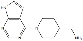 4-PiperidineMethanaMine, 1-(7H-pyrrolo[2,3-d]pyriMidin-4-yl)- CAS#: 885594-09-2