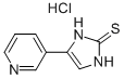 4-Pyridin-3-yl-1,3-dihydro-imidazole-2-thione hydrochloride CAS#: 871237-64-8