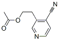 4-Pyridinecarbonitrile,  3-[2-(acetyloxy)ethyl]- CAS#: 865611-00-3