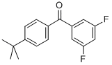 4-TERT-BUTYL-3',5'-DIFLUOROBENZOPHENONE CAS#: 844885-10-5