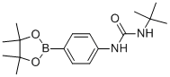 4-[(TERT-BUTYLCARBAMOYL)AMINO]BENZENEBORONIC ACID, PINACOL ESTER 98%4-(3-TERT-BUTYLUREIDO)BENZENEBORONIC ACID, PINACOL ESTER CAS#: 874297-78-6