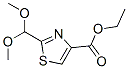 4-Thiazolecarboxylicacid,2-(dimethoxymethyl)-,ethylester(9CI) CAS#: 875011-72-6