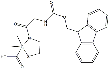 4-Thiazolidinecarboxylic acid, 3-[[[(9H-fluoren-9-ylMethoxy)carbonyl]aMino]acetyl]-2,2-diMethyl-, (4R)- CAS#: 873842-17-2