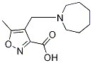 4-(azepan-1-ylmethyl)-5-methylisoxazole-3-carboxylic acid(SALTDATA: FREE) CAS#: 893750-11-3