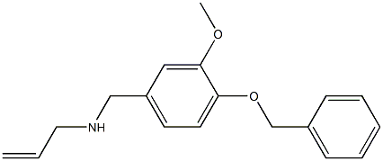 {[4-(benzyloxy)-3-methoxyphenyl]methyl}(prop-2-en-1-yl)amine CAS#: 880805-52-7