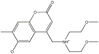 4-{[bis(2-methoxyethyl)ammonio]methyl}-7-methyl-2-oxo-2H-chromen-6-olate CAS#: 844830-46-2