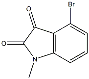 4-bromo-1-methylindoline-2,3-dione CAS#: 884855-67-8