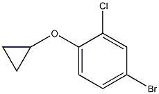 4-bromo-2-chloro-1-(cyclopropyloxy)benzene CAS#: 869569-68-6