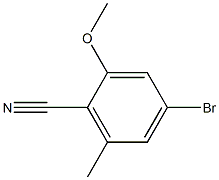4-bromo-2-methoxy-6-methylbenzonitrile CAS#: 877149-05-8