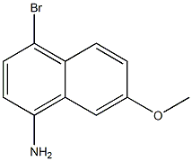 4-bromo-7-methoxy-1-Naphthalenamine CAS#: 878672-02-7