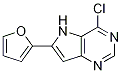4-chloro-6-(furan-2-yl)-5H-pyrrolo[3,2-d]pyriMidine CAS#: 871025-07-9