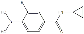(4-(cyclopropylcarbaMoyl)-2-fluorophenyl)boronic acid CAS#: 874289-37-9