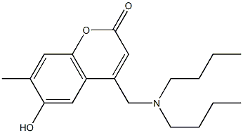 4-[(dibutylamino)methyl]-6-hydroxy-7-methyl-2H-chromen-2-one CAS#: 859863-50-6