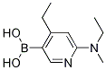 4-ethyl-6-(ethyl(Methyl)aMino)pyridin-3-ylboronic acid CAS#: 848360-84-9