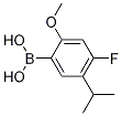 4-fluoro-5-isopropyl-2-methoxyphenylboronic acid CAS#: 875446-29-0