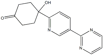 4-hydroxy-4-(5-(pyrimidin-2-yl)pyridine-2-yl) cyclohexanone CAS#: 857651-06-0