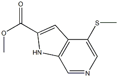 4-(methylthio)-1H-Pyrrolo[2,3-c]pyridine-2-carboxylic acid methyl ester CAS#: 871583-22-1