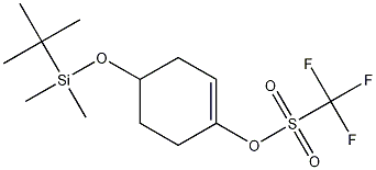 4-(tert-butyldimethylsilyloxy)cyclohex-1-enyl trifluoromethanesulfonate CAS#: 865869-24-5