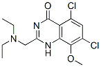 4(1H)-Quinazolinone,  5,7-dichloro-2-[(diethylamino)methyl]-8-methoxy-  (9CI) CAS#: 866244-58-8