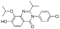 4(3H)-Quinazolinone, 3-(4-chlorophenyl)-7-hydroxy-8-(1-methylethoxy)-2-(1-methylethyl)- CAS#: 871814-23-2