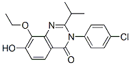 4(3H)-Quinazolinone,  3-(4-chlorophenyl)-8-ethoxy-7-hydroxy-2-(1-methylethyl)- CAS#: 871814-31-2