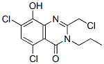 4(3H)-Quinazolinone, 5,7-dichloro-2-(chloromethyl)-8-hydroxy-3-propyl- CAS#: 866244-93-1