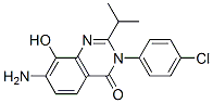 4(3H)-Quinazolinone, 7-amino-3-(4-chlorophenyl)-8-hydroxy-2-(1-methylethyl)- CAS#: 871814-50-5
