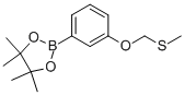 4,4,5,5-TETRAMETHYL-2-(3-METHYLSULFANYLMETHOXY-PHENYL)-[1,3,2]DIOXABOROLANE CAS#: 864754-44-9