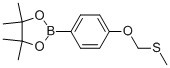 4,4,5,5-TETRAMETHYL-2-(4-METHYLSULFANYLMETHOXY-PHENYL)-[1,3,2]DIOXABOROLANE CAS#: 864754-50-7