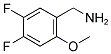 4,5-DIFLUORO-2-METHOXYBENZYLAMINE CAS#: 886497-93-4