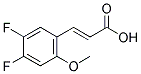 4,5-DIFLUORO-2-METHOXYCINNAMIC ACID CAS#: 886499-69-0