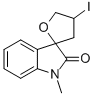 4,5-DIHYDRO-4-IODO-1'-METHYL-SPIRO[FURAN-2(3H),3'-[3H]INDOL]-2'(1'H)-ONE CAS#: 882041-48-7