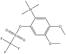 4,5-Dimethoxy-2-(trimethylsilyl)phenyl Trifluoromethanesulfonate CAS#: 866252-52-0