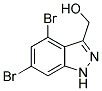 4,6-DIBROMO-3-HYDROXYMETHYL-1H-INDAZOLE CAS#: 885518-31-0