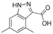 4,6-DIMETHYL-3-(1H)INDAZOLE CARBOXYLIC ACID CAS#: 885521-70-0