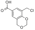 4H-1,3-Benzodioxin-6-carboxylic acid, 8-(chloromethyl)- CAS#: 884325-48-8