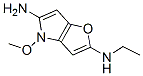 4H-Furo[3,2-b]pyrrole-2,5-diamine,  N2-ethyl-4-methoxy- CAS#: 877396-14-0