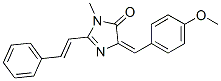 4H-Imidazol-4-one,  3,5-dihydro-5-[(4-methoxyphenyl)methylene]-3-methyl-2-(2-phenylethenyl)-,  (5E)- CAS#: 845777-72-2