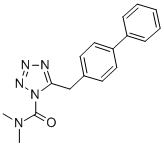 5-[[(1,1'-BIPHENYL)-4-YL]METHYL]-N,N-DIMETHYL-1H-TETRAZOLE-1-CARBOXAMIDE CAS#: 874902-19-9