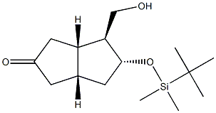 5-[[(1,1-DiMethylethyl)diMethylsilyl]oxy]hexahydro-4-(hydroxyMethyl)-(3aS,4S,5R,6aR)-2(1H)-pentalenone CAS#: 871095-04-4
