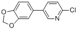 5-(1,3-BENZODIOXOL-5-YL)-2-CHLORO-PYRIDINE CAS#: 873948-14-2