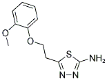 5-[2-(2-METHOXY-PHENOXY)-ETHYL]-[1,3,4]THIADIAZOL-2-YLAMINE CAS#: 842973-53-9