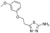 5-[2-(3-METHOXY-PHENOXY)-ETHYL]-[1,3,4]-THIADIAZOL-2-YLAMINE CAS#: 878656-33-8