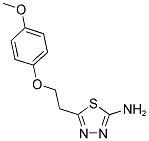 5-[2-(4-METHOXY-PHENOXY)-ETHYL]-[1,3,4]THIADIAZOL-2-YLAMINE CAS#: 842973-58-4