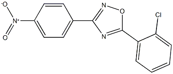 5-(2-Chlorophenyl)-3-(4-nitrophenyl)-1,2,4-oxadiazole CAS#: 861238-44-0