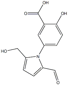 5-[2-ForMyl-5-(hydroxyMethyl)-1H-pyrrol-1-yl]-2-hydroxybenzoic Acid CAS#: 876903-48-9