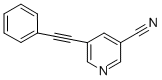 5-(2-PHENYLETHYNYL)NICOTINONITRILE CAS#: 845266-26-4